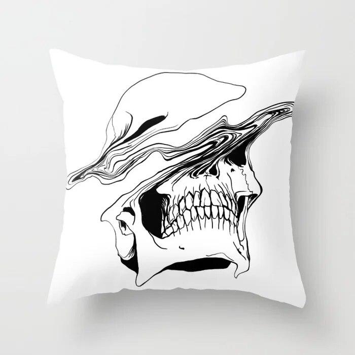 Halloween Kissenbezug Horror Schädel Dekokissen Fledermaus Kürbis Autodeko Heimartikel