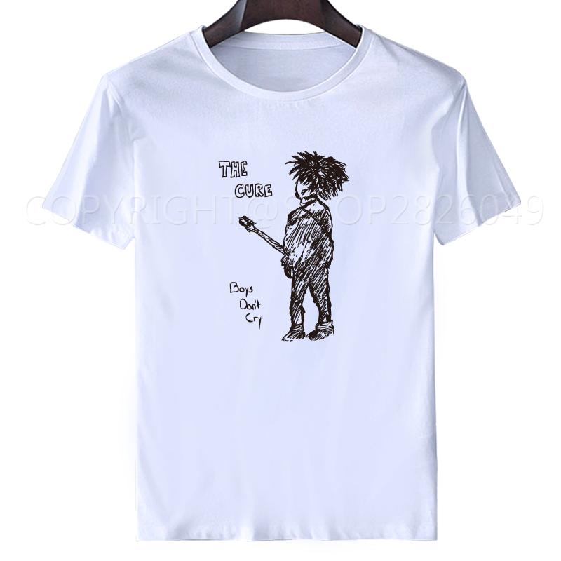 Men Tops The Cure T Shirts Men Casual Men Robert Smith T Shirts Short Sleeve