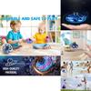 Vibrant Spinning Ufo Fidget Toy For Kids With Led Lights And Usb Charging