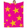 Horror Eye Mouth Cartoon Anime Print Flannel Blanket Soft Warm Throw for Kids Bedroom Sofa Christmas Office Car
