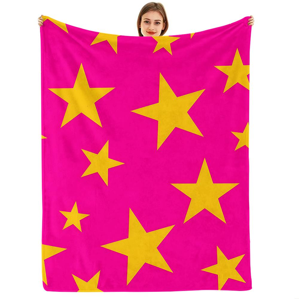 Horror Eye Mouth Cartoon Anime Print Flannel Blanket Soft Warm Throw for Kids Bedroom Sofa Christmas Office Car