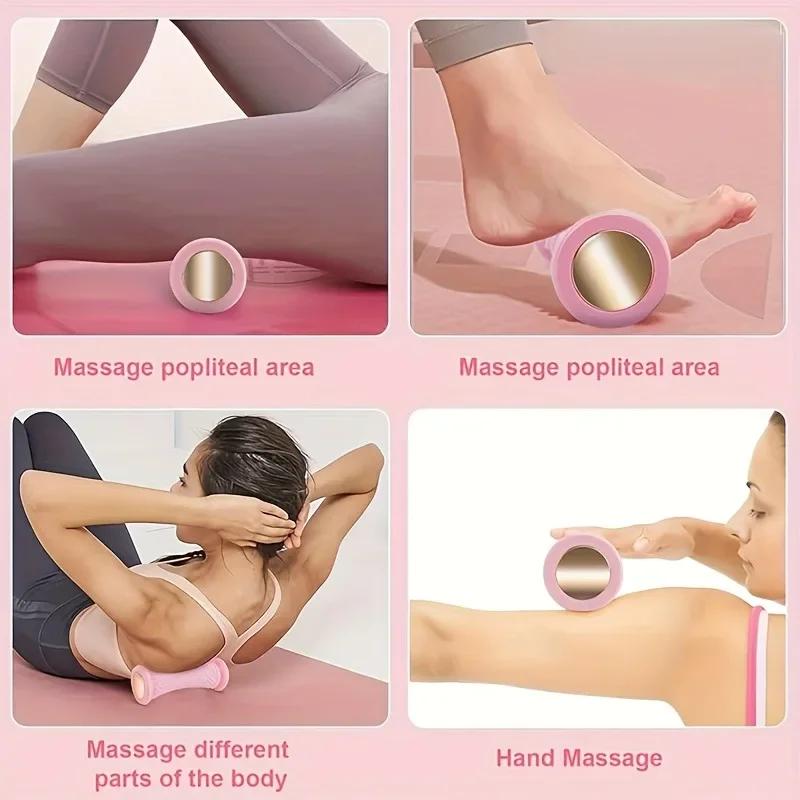 Foot Massager Flat Feet Roller Manual Relaxation Tool for Muscle Relief Yoga Arch Support Perfect for Living Room Bedroom Home