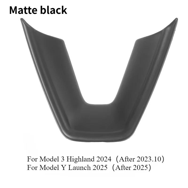 Steering Wheel Patch for Tesla Model 3+ Steering Wheel U-shaped Patch Protective Cover New Model Y/YL Juniper 2025 Accessories