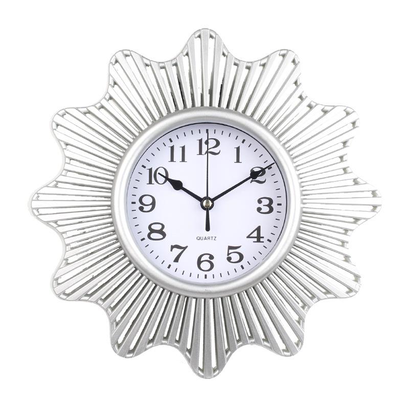 

Оригинальные Часы Настенные Часы Гостиная Бесшумные Домашние Простые Модные Кварцевые Часы Настенные Silver 4