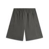 Li Ning Sports Lifestyle Series Solid Color Mid Waist Breathable Versatile Straight Leg Cargo Shorts Men Shorts Graphite-Grey AKSV409-2