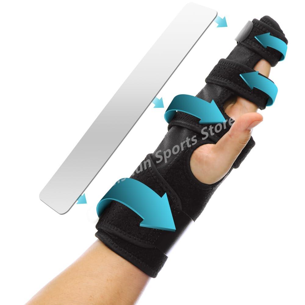 

Trigger Finger Splint Brace Two Or Three Fingers Support For Finger Knuckle Immobilization Pain Relief Tendonitis Mallet Fingers
