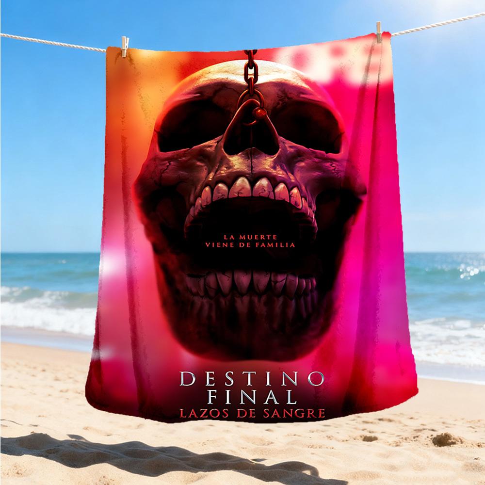 

1pc The Offspring Band Outdoor Flannel Blanket, Cozy & Warm Soft Te Playful Design, Napping Camping, 80x120cm