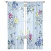 Flowers Birds Foliage Petals Bedroom Transparent Sheer Curtains Holiday Decoration Window Voile Tulle Curtain