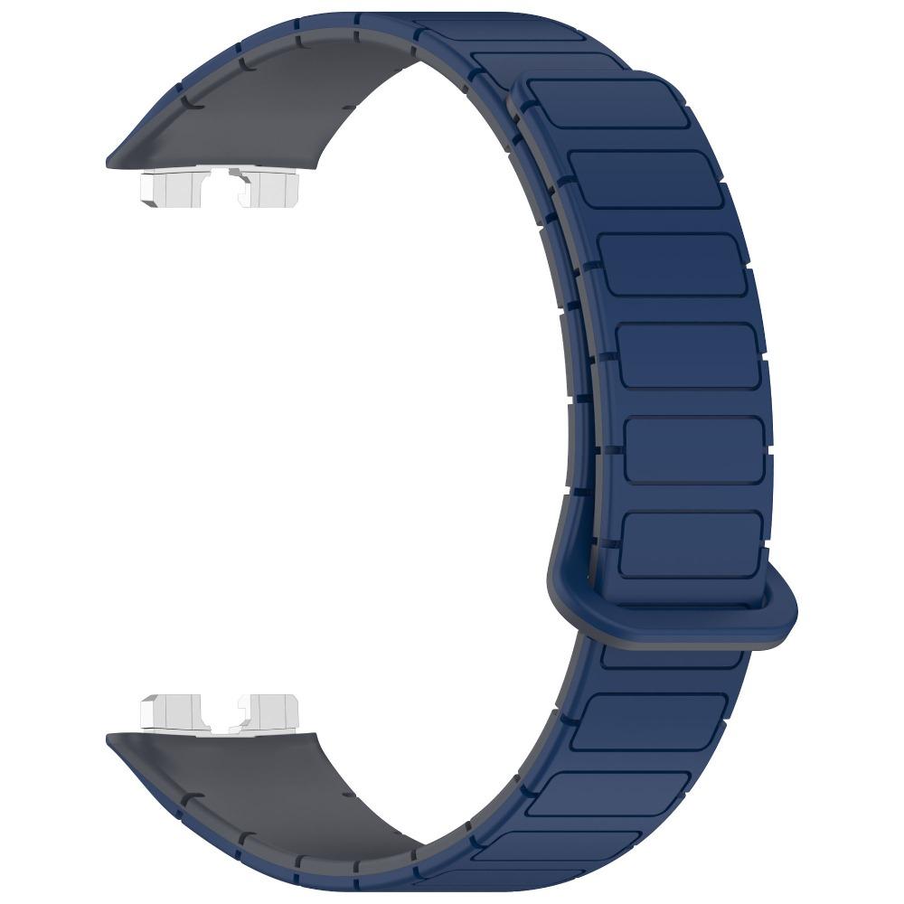 

Double Color Watchband Magnetic Strap Belt New Wristband for Huawei Band 10/9/8 серый/темно-синий