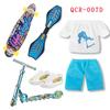 Mini Finger Bike, Skateboard, Scooter & Pants Toy Set