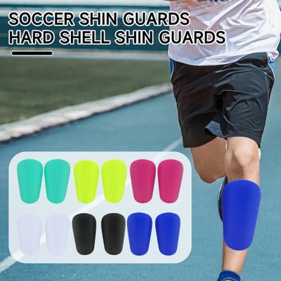 1 Pair Mini Soccer Shin Guards Anti-Slip Kids Teens Adults Soccer Players Miniature Shin Pads Protectors Football Games Protective Equipment