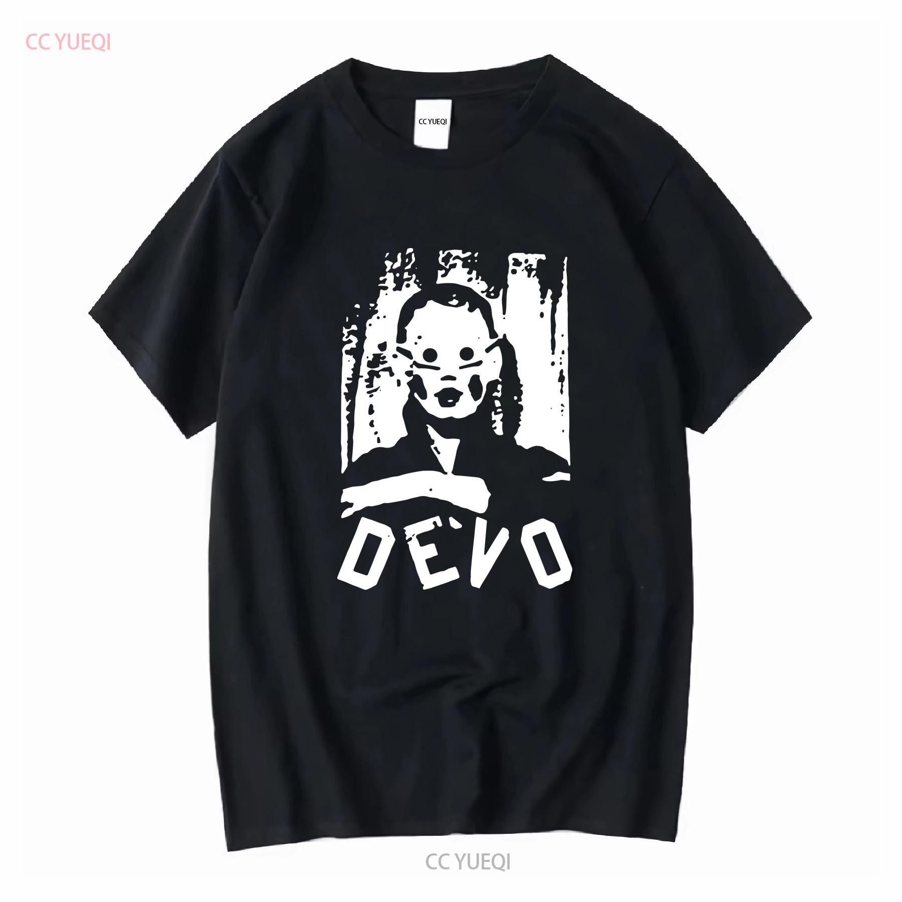 

Devo Band T Shirt Best For Birthday Anniversary Black All Size HB284 vintage Washed Stretched homme streetwear designer clothes 4XL