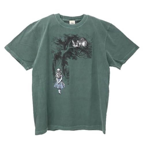 Macmillan Alice Cheshire Cat Pigment T-Shirt, Green