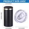 Cold Cola Can Double Cover Water Cup Car Straight Cup Multi-functional Portable Beer Cup