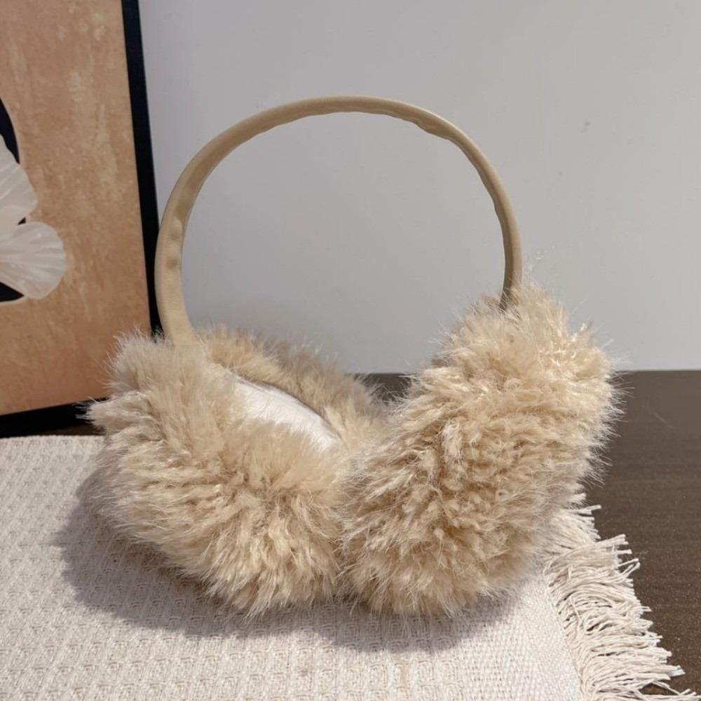 Thickened Plush Earmuffs Foldable Cycling Earmuffs Korean Style Winter Earmuffs  for Men and Women