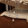 Natural Freshwater Pearl Necklace Women Minimalist Elegant Choker Box Chain Small Luxury Jewelry
