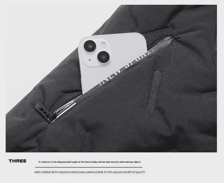 Herren Plüsch Winddichter Lammfellmantel, Verdickte Baumwolle, Große Größe, Vielseitig, Warme Winterjacke