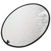 Silver White 2 In1 Reflector Portable Round Photography Light Reflector for Live Lighting