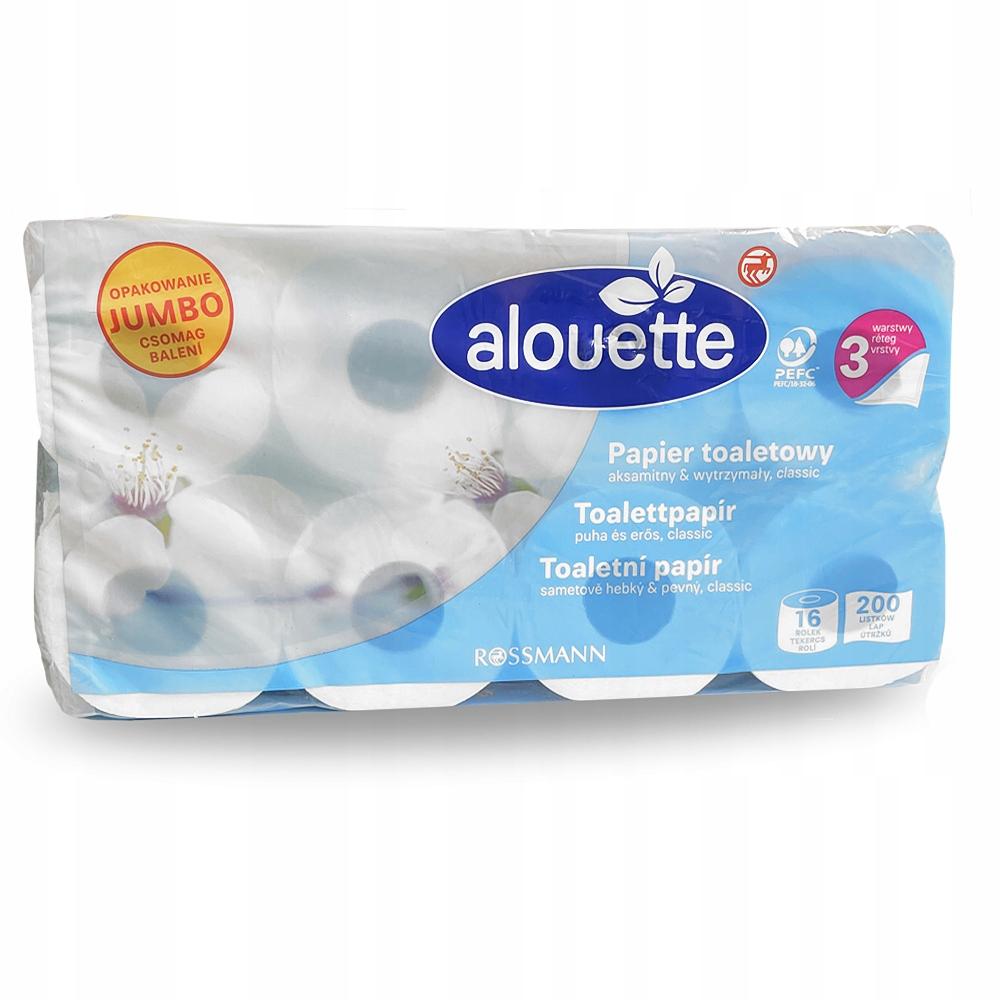 Alouette Classic Toilet Paper, 3-Ply 16 Pcs