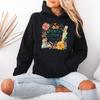 Teach Love Inspire Womens Hoodie Cute Floral Teacher Appreciation Gift