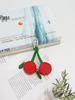 Fresh Style Leather Fruit Coin Purse Keychain Charm