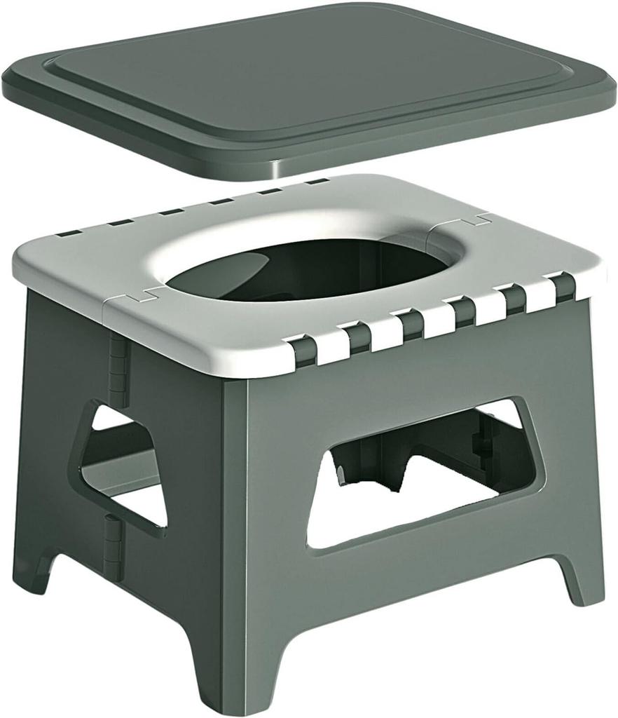 Preparedness Product Grand Prize Step Portable Can Be Used As a Chair or Step 150kg Weight Includes Fecal Bag and Coagulant Stoole® [Disaster Winner]