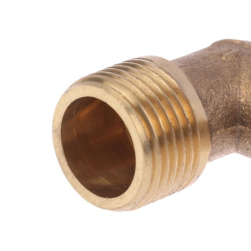 Złączki do kompresora mosiężne równe kolano z gwintem zewnętrznym zawór zwrotny kolano złączkowe części do narzędzi pneumatycznych