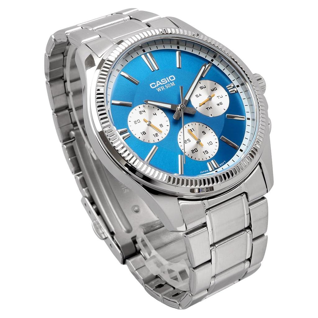CASIO Standard Quartz Watch display Blue International Model [Casio] Men's MTP-1375D-2A2V Multi-axis 24-hour