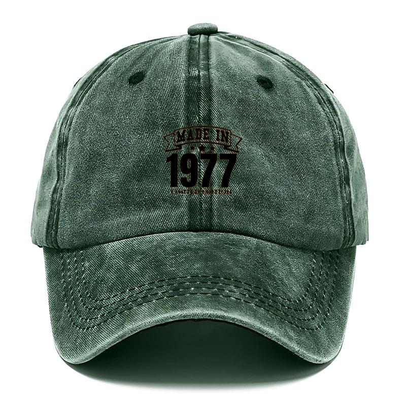 

Vintage Washed Cotton Baseball Cap Adjustable Distressed Trucker Hat For Men Women Retro 1977 Limited Edition Cotton Cap Soft