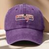 A MenS BUBBA Printed Baseball Cap Vintage And Versatile Suitable for Both Men And Women with an Adjustable Fit Wearable in