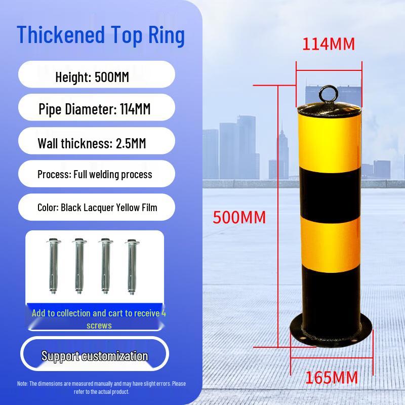 Reflective Parking Barrier Post