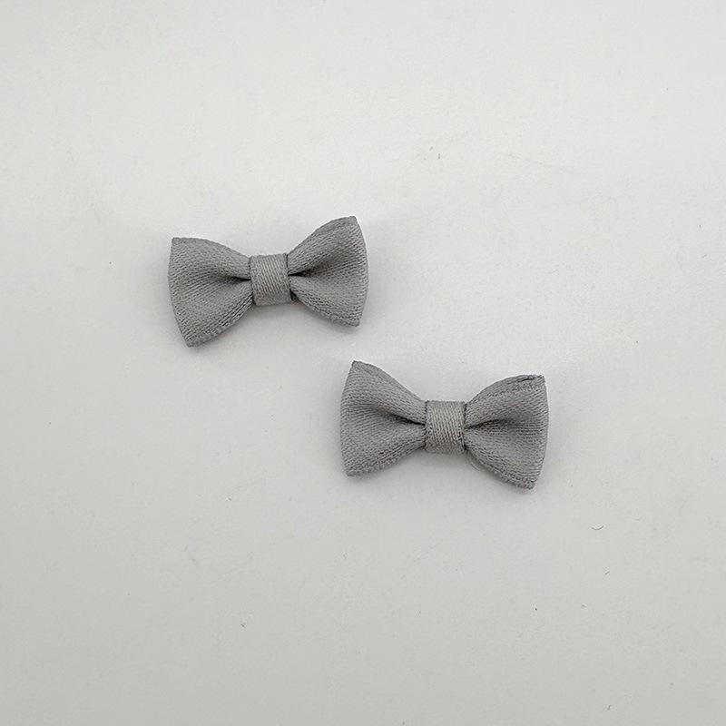 Available In 8 Colors: 3cm Cotton Ribbon Bowknot for Hair Accessories, Shoes, Hats, Decorations, and Pet Toys.