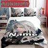 3pcs Duvet Cover Set (1*Duvet Cover + 2*Pillowcase, Without Core), Custom Name Final Fantasy Pattern Bedding Set, Home Bedroom Decor Gift
