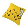Custom Modern S-Snoopys Dog Paw Print Cushion Cover Polyester Pillow Case