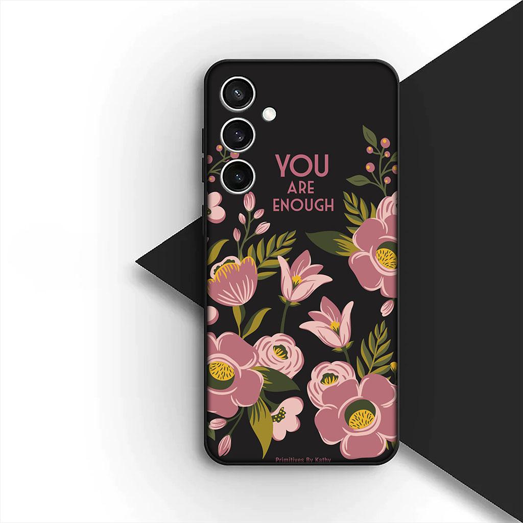 Phone Cover for Samsung Galaxy S25 S24 S23 FE Ultra Plus S7 Edge S25+ S23+ A56 5G Soft Case Sunflower Fresh Little Daisy Flower