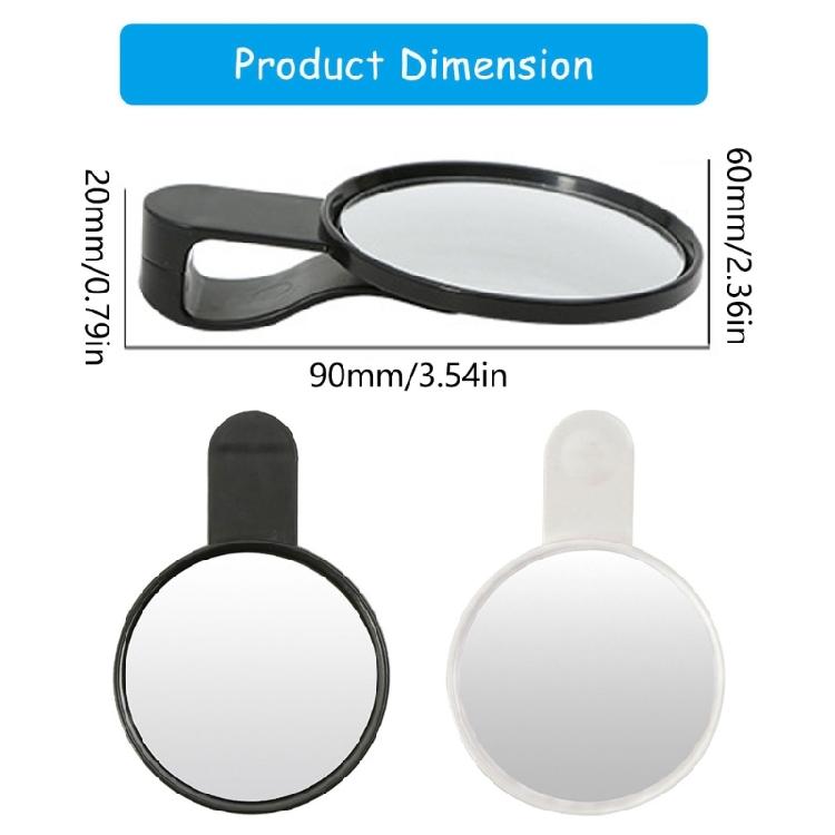 Smartphone Camera Mirror Reflection Clip Portable Mobile Phone Camera Mirror Clip Phone Rear Selfie Mirror Accessories