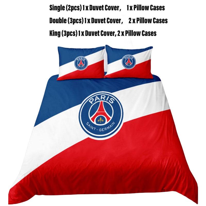 Football Bedding Set Polyester Material Includes Duvet Cover And Pillowcase