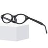 Protective Glasses New Fashion Glasses Frame Women Simple Glasses Optical Anti Blue Light Eyeglasses Simple Elliptical Glasses