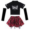 Girls' Trendy Street Jazz Dance Performance Costume for Kids
