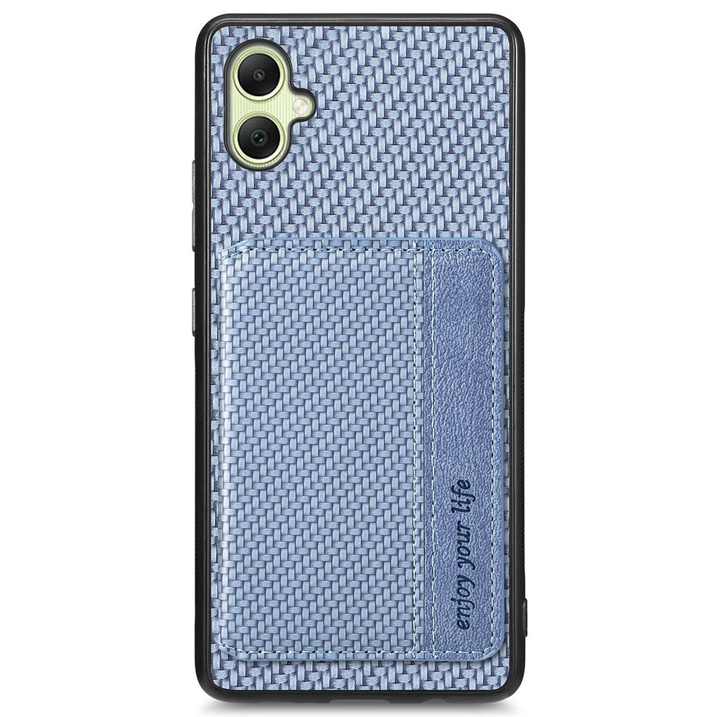 For Samsung Galaxy A05 4G Case Kickstand Card Slots Leather+PC+TPU Phone Cover