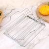 Wire Rack for Cooking Adjustable Stainless Steel Grilling Accessories Oven Roasting Pan Rack Insert for 9x13 Pan Pork Beef Steak