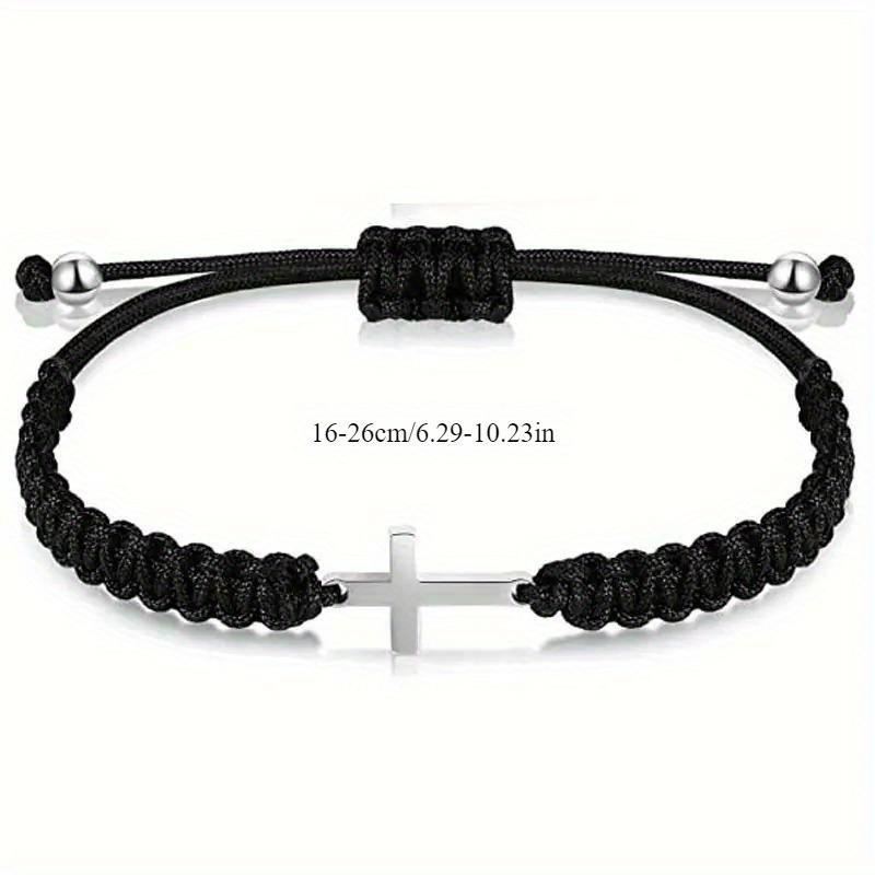JYL TS Bracelet Grain Cross Men s Fashion Strength & Integrity T596 средний фиолетовый