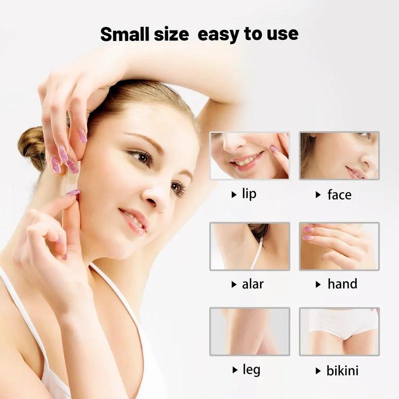Cotton Wax Paper  Hair Removal Waxing Strips Non-woven Fabric Waxing Depilatory 72stencil Sheets Plus 4 Sheets of Cleaning