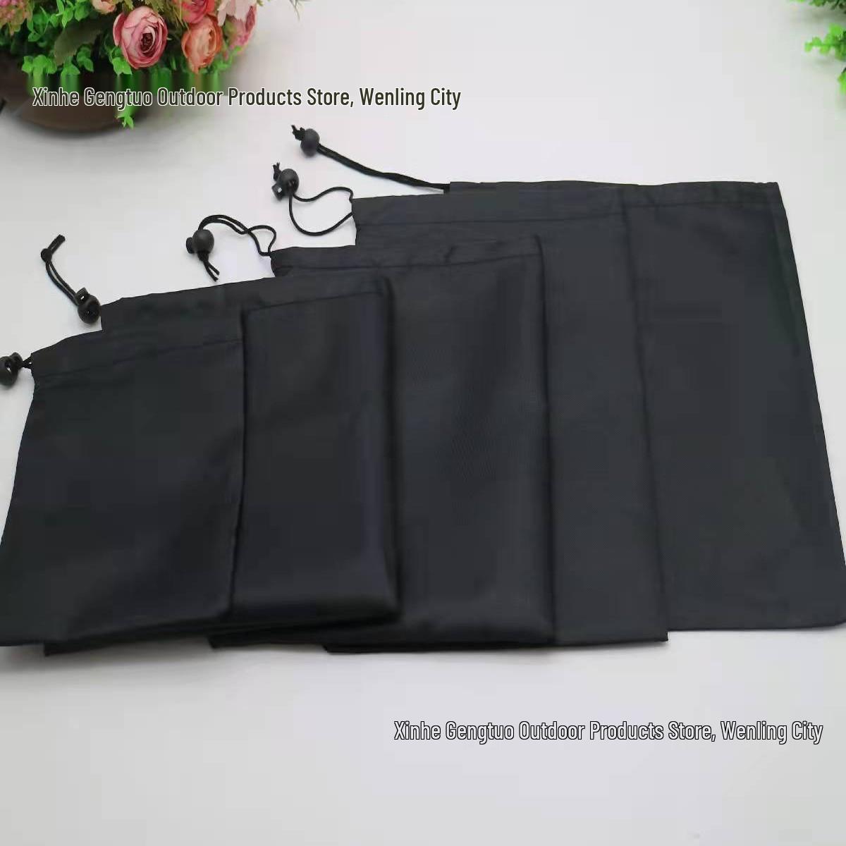 Drawstring Oxford Cloth Waterproof Sports Bag - Outdoor Travel Clothes Organizer Single Drawstring