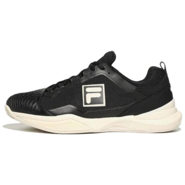 FILA 5 Types To Choose Speed Serve T9 Low top Tennis Shoes Unisex Black White Korean Style 1TM01984F_001 230