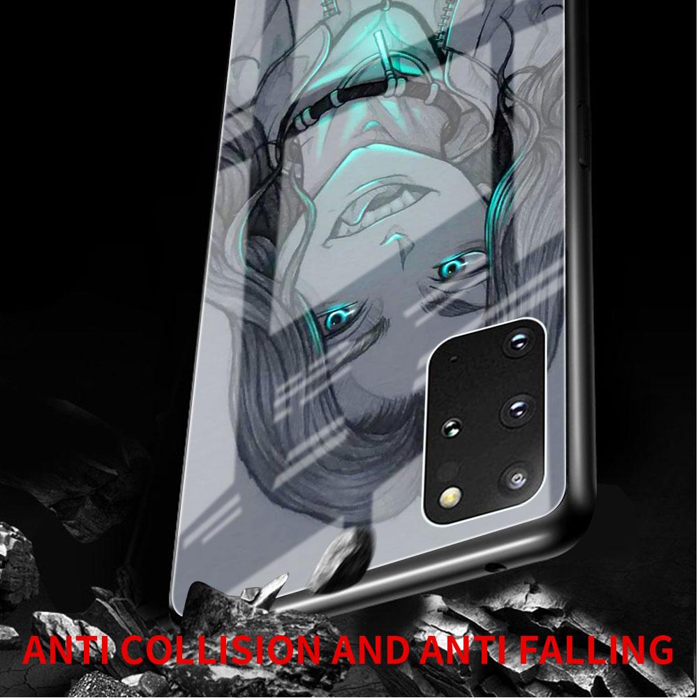 Glashülle für Samsung Galaxy S22 S20 FE S21 5G S10 S9 Plus Note 10 20 Lite Gehärtete Handyhülle Japanische Anime Tokyo Revengers
