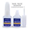 Nail Supplies  Nail Glue With Brush Glue Nail Fake Adhesive 30ML 3PC