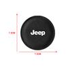 Car Cup Holder Pad Leather Slot Non-slip Coaster Mat For Jeep Wrangler Grand Cherokee Compass Renegade Tyre Stem Air Caps