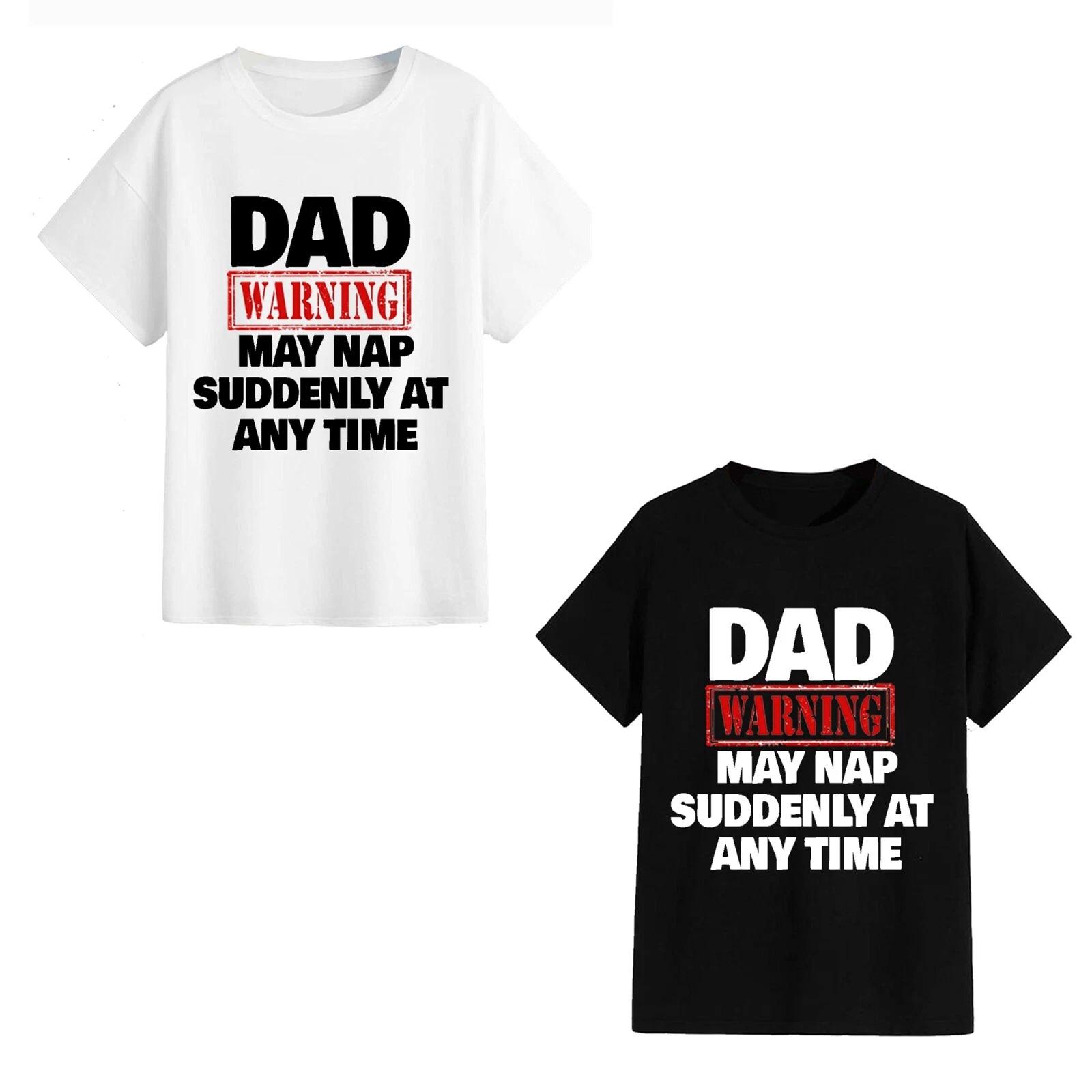 

Unisex T-Shirt - Dad: Warning May Nap... - Funny Gift Father s Day Grandad Kids S