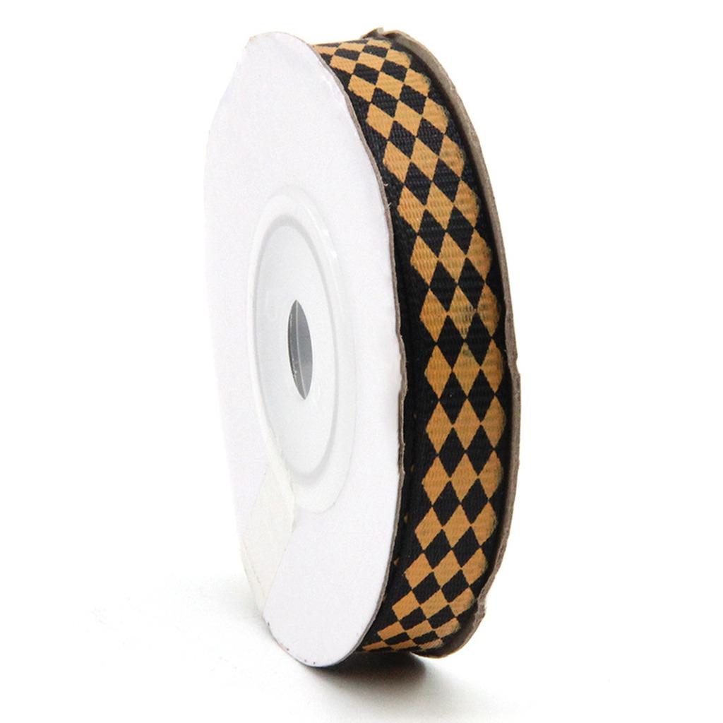 10 Yards/Roller Halloween Themed Polyester Grosgrain Ribbon Spooky Pattern Ribbon For Holiday Decor Diy Crafts Multiple Widths
